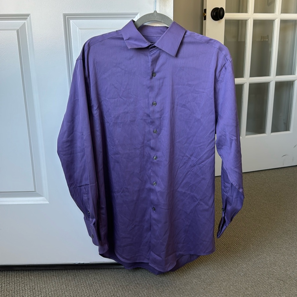 Men’s Purple Alfani Dress Shirt